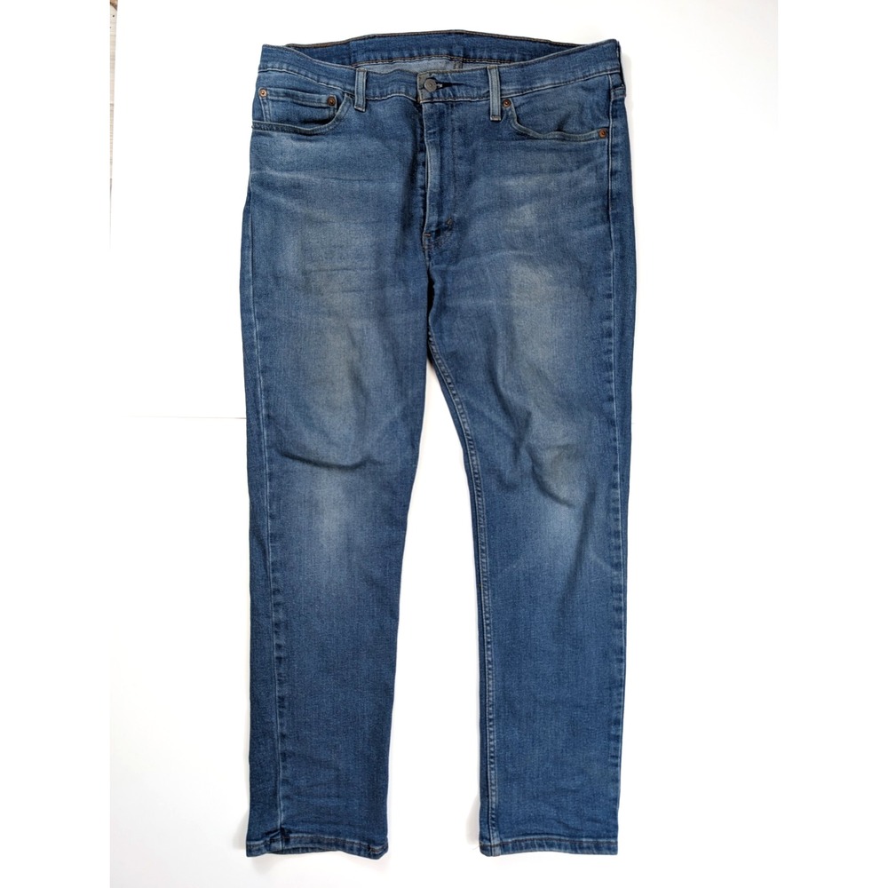 Levis 511 Slim Fit Blue Stone‎ Wash Denim Tapered Jeans Mens 38x30